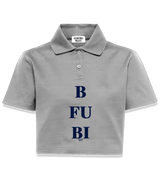 1 grey Polo Crop Top navyblue B FU BI #color_grey