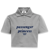 1 grey Polo Crop Top navyblue passenger princess #color_grey