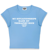 1 lightblue Status Baby Tee white MY SITUATIONSHIPS MADE MY THERAPIST RICH #color_lightblue