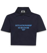 1 navy Polo Crop Top lightblue SITUATIONSHIP SURVIVOR #color_navy