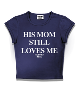 1 navy Status Baby Tee white HIS MOM STILL LOVES ME #color_navy