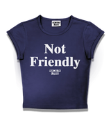 1 navy Status Baby Tee white Not Friendly #color_navy