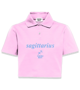 1 pink Polo Crop Top lightblue sagittarius #color_pink