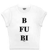 1 white Status Baby Tee black B FU BI #color_white