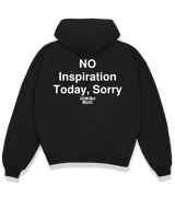 1 black Boxy Hoodie white NO Inspiration Today Sorry #color_black
