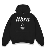 1 black Boxy Hoodie white libra #color_black