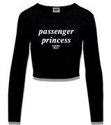 1 black Cropped Longsleeve white passenger princess #color_black