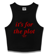 1 black Tank Crop Top red it's for the plot #color_black