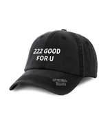 1 black Vintage Cap white 222 GOOD FOR U #color_black