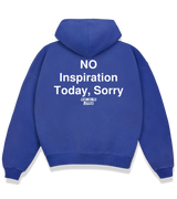 1 blue Boxy Hoodie white NO Inspiration Today Sorry #color_blue