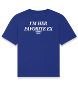 1 blue T-Shirt white I'M HER FAVORITE EX #color_blue