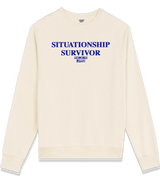 1 cream Sweatshirt blue SITUATIONSHIP SURVIVOR #color_cream