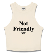 1 cream Tank Crop Top black Not Friendly #color_cream