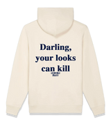 1 cream Zip Hoodie navyblue Darling your looks can kill #color_cream