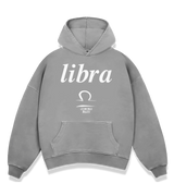 1 grey Boxy Hoodie white libra #color_grey