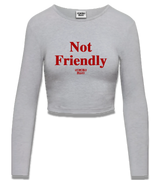 1 grey Cropped Longsleeve red Not Friendly #color_grey