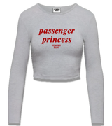 1 grey Cropped Longsleeve red passenger princess #color_grey