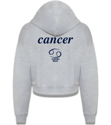 1 grey Cropped Zip Hoodie navyblue cancer #color_grey