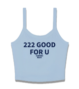 1 lightblue Cami Crop Top navyblue 222 GOOD FOR U #color_lightblue