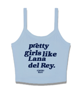1 lightblue Cami Crop Top navyblue pretty girls like Lana del Rey #color_lightblue