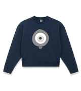 1 navy Cropped Sweatshirt white amulet #color_navy