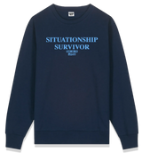 1 navy Sweatshirt lightblue SITUATIONSHIP SURVIVOR #color_navy