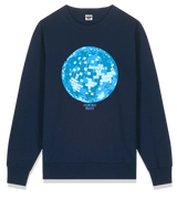 1 navy Sweatshirt lightblue disco ball #color_navy