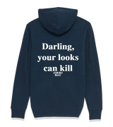 1 navy Zip Hoodie white Darling your looks can kill #color_navy