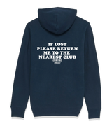 1 navy Zip Hoodie white IF LOST PLEASE RETURN ME TO THE NEAREST CLUB #color_navy
