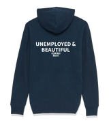 1 navy Zip Hoodie white UNEMPLOYED & BEAUTIFUL #color_navy