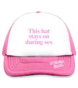 1 pink Trucker Hat pink This hat stays on during sex #color_pink
