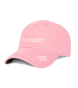 1 pink Vintage Cap white ON MY WAY TO THE DAILY GOSSIP SESH #color_pink