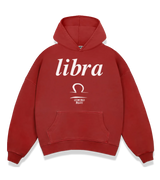 1 red Boxy Hoodie white libra #color_red