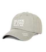 1 sand Vintage Cap white BLINK IF YOU WANT ME #color_sand