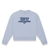 1 serene Cropped Sweatshirt navyblue WORLD'S BEST EX GIRLFRIEND #color_serene