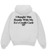 1 white Boxy Hoodie black I Bought This Boxy Hoodie With My Ex's Credit Card #color_white