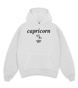 1 white Boxy Hoodie black capricorn #color_white