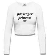 1 white Cropped Longsleeve black passenger princess #color_white