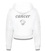 1 white Cropped Zip Hoodie grey cancer #color_white