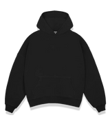 2 black Boxy Hoodie Front #color_black