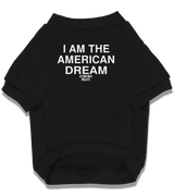 2 black Pet T-Shirt white I AM THE AMERICAN DREAM #color_black