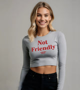 2 grey Cropped Longsleeve red Not Friendly #color_grey