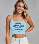 2 lightblue Cami Crop Top navyblue pretty girls like Lana del Rey #color_lightblue