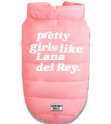 2 pink Pet Puffer Jacket white pretty girls like Lana del Rey #color_pink