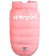 2 pink Pet Puffer Jacket white stargirl #color_pink