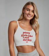 2 white Cami Crop Top red pretty girls like Lana del Rey #color_white