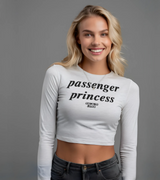 2 white Cropped Longsleeve black passenger princess #color_white