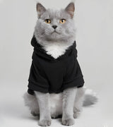 3 black Pet Hoodie Front #color_black